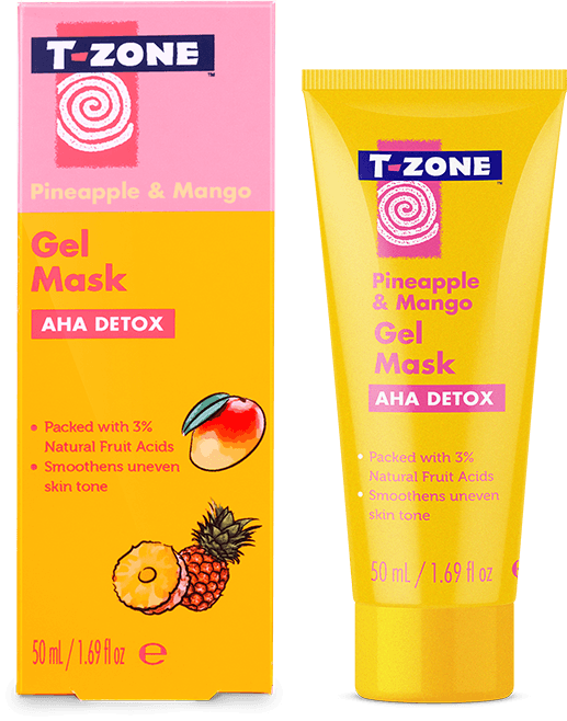 T-ZONE Pineapple & Mang AHA Detox gel mask